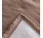 Couverture Pure Laine Vierge Woolmark 500g/m² Volta 180x240 Cm Marron Chamois