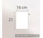 Gant De Toilette 16x21 Cm Pure Argent 550g/m2