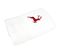 Serviette De Toilette 50x100 Cm Hirsh Blanc/rouge 600g/m2