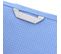 Drap De Douche 70x140 Cm Nid D'abeille Pure Waffle 300 G/m² Bleu Mer