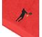 Serviette De Toilette 50x100 Cm Coton 550g/m2 Pure Tennis Rouge