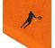 Serviette De Toilette 50x100 Cm Coton 550g/m2 Pure Tennis Orange Butane