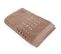 Drap De Bain 100x150 Cm Coton 550g/m2 Pure Points Marron Taupe