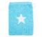 Gant De Toilette 16x21 Cm Coton 480g/m2 Stars Bleu Turquoise
