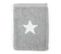 Gant De Toilette 16x21 Cm Coton 480g/m2 Stars Gris