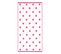 Drap De Douche 70x140 Cm Coton 480g/m2 Stars Rose