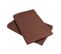 Lot De 2 Torchons De Cuisine 50x50 Cm Nid D'abeille Pure Kitchen Waffle Marron