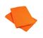 Lot De 2 Torchons De Cuisine 50x50 Cm Nid D'abeille Pure Kitchen Waffle Orange