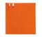 Lot De 2 Torchons De Cuisine 50x50 Cm Nid D'abeille Pure Kitchen Waffle Orange