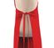 Tablier De Cuisine 60x90 Cm Toile Coton Pure Kitchen Apron Rouge