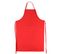 Tablier De Cuisine 60x90 Cm Toile Coton Pure Kitchen Apron Rouge