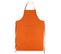 Tablier De Cuisine 60x90 Cm Toile Coton Pure Kitchen Apron Orange