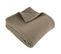 Couverture Polaire 240x260 Cm 100% Polyester 350g/m2 Teddy Marron Taupe