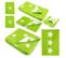 Parure De Bain 7 Pièces Coton 480g/m2 Stars Vert