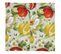 Housse De Coussin 45x45 Cm Gallina Agrumes 100% Lin