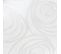 Lot De 2 Sets De Table 35x45 Cm Jacquard Coton Spirale Blanc