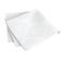 Lot De 3 Serviettes De Table 45x45 Cm Jacquard 100% Polyester Brunch Blanc