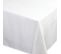 Nappe Carrée 150x150 Cm Jacquard 100% Polyester Lounge Blanc