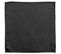 Lot De 3 Serviettes De Table 45x45 Cm Jacquard 100% Polyester Lounge Noir