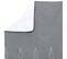 Housse De Couette 200x200 Cm Coton Forever Gris Gris Foncé