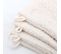 Lot De 12 Gants De Toilette 16x21 Cm Alpha Ivoire