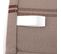 Lot De 2 Torchons De Cuisine Toile 50x70 Cm Squares Marron