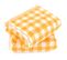 Lot De 2 Torchons De Cuisine Éponge 50x50 Cm Squares Vichy Jaune