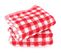 Lot De 2 Torchons De Cuisine Éponge 50x50 Cm Squares Vichy Rouge