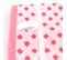 Lot De 2 Torchons De Cuisine Éponge 50x50 Cm Dots Rose