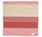 Lot De 3 Serviettes De Table 45x45 Cm Jacquard Coton Sans Enduction Charleston Rouge Corail