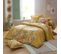 Housse De Couette 200x200 Cm Coton Obsession Jaune Safran Avec Impression Fixé-lavé