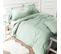 Drap Housse Relaxation Uni 2x70x190 Cm Coton Alto Vert Fleur D'amandier Tête Pied Relevable