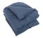 Housse De Couette Uni 300x240 Cm Coton Alto Bleu Jean