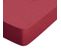 Drap Housse Uni 80x220 Cm Bonnet 50 Cm Coton Alto Rouge Garance