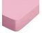 Drap Housse Uni 100x210 Cm Bonnet 50 Cm Coton Alto Rose Macaron