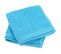 Lot De 2 Serviettes Invité 30x30 Cm Pure Bleu Océan 550g/m2