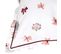 Taie D'oreiller 70x50 Cm Percale Pur Coton Petite Folie Rouge