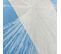 Nappe Rectangle 150x350 Cm Palmier Bleu Lagon Jacquard Coton +