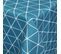 Nappe Rectangle 150x200 Cm Imprimée 100% Polyester Paco Géométrique Bleu Curacao