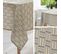 Nappe Rectangle 160x250 Cm Graphic Beige Coton +