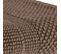 Tapis De Bain 60x90 Cm Lofty Marron Taupe 1500g/m2