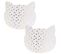 Lot De 2 Sets De Table Enfant Chat Doré