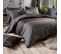 Housse De Couette 300x240 Cm Satin De Coton Enzo Noir