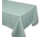 Nappe Rectangle 150x300 Cm Imprimée 100% Polyester Paco Géométrique Vert Thym