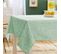 Nappe Rectangle 150x250 Cm Imprimée 100% Polyester Boho Géométrique Vert Sauge