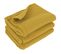 Couverture Polaire 220x240 Cm 100% Polyester 350g/m2 Teddy Jaune Miel