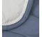 Couette Hiver 240x220 Cm Cocoon Bicolore Petrole/mastic Garnissage Fibre Polyester 400g/m2