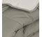 Couette Hiver 240x220 Cm Cocoon Bicolore Taupe/lin Garnissage Fibre Polyester 400g/m2