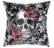 Housse De Coussin 45x45 Cm Tête De Mort Rose Qui Pique