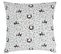 Housse De Coussin 40x40 Cm Tao Gris Perle